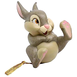 WDCC Disney Classics_Bambi Thumper Belly Laugh Ornament