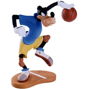 WDCC Disney Classics_Double Dribble Goofy Dribbling Down Court