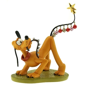 WDCC Disney Classics_Plutos Christmas Tree Pluto Helps Decorate