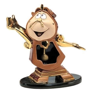 WDCC Disney Classics_Beauty And The Beast Cogsworth Just In Time