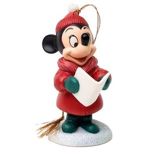 WDCC Disney Classics_Plutos Christmas Tree Minnie Mouse Caroler Minnie Ornament