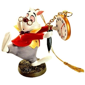 WDCC Disney Classics_Alice In Wonderland White Rabbit No Time To Say Hello-Goodbye-Ornament