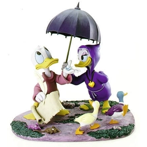 WDCC Disney Classics_Fantasia 2000 Donald And Daisy Looks Like Rain