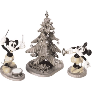 WDCC Disney Classics_Mickey's Orphans Mickey, Minnie & Christmas Tree Hooray For The Holidays