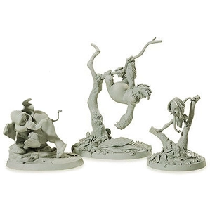 WDCC Disney Classics_Tarzan Tantor and, Terk Maquettes (matched numbered Set)