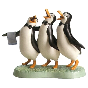 WDCC Disney Classics_Penguin Trio Anything for You, Mary Poppins From Mary Poppins