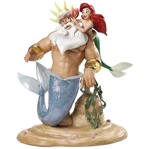 WDCC Disney Classics_King Triton & Ariel Morning, Daddy From The Little Mermaid