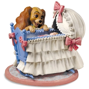 WDCC Disney Classics_Lady And The Tramp Lady And Cradle Welcome Little Darling