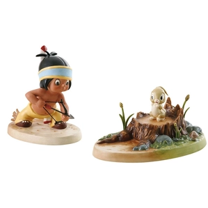 WDCC Disney Classics_Little Hiawatha And Bunny Mighty Hunter