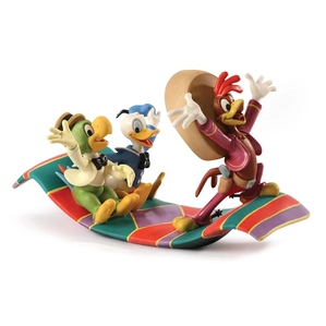 WDCC Disney Classics_Three Caballeros Panchito, Donald and Jose Airborne Amigos