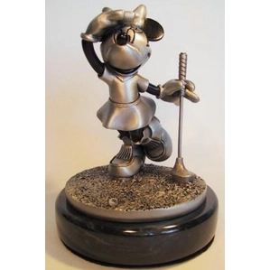 Disney Chilmark_What birdie Minnie golfing pewter figure