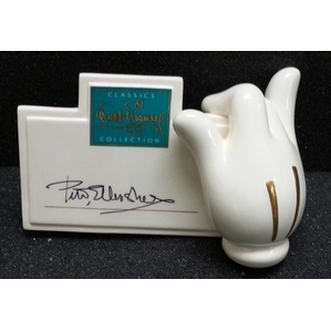 WDCC Disney Classics_Mickey's Glove Signature Plaque Signed By Peter Ellenshaw