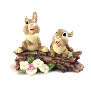 WDCC Disney Classics_Bambi Thumper's Sisters Hello, Hello There